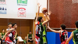 Ankara basketbol okulu ve basketbol maçı