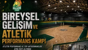 GB Akademi bireysel gelişim ve atletik performans kampı afişi, İncek G.B Arena basketbol sahası ve antrenman alanı